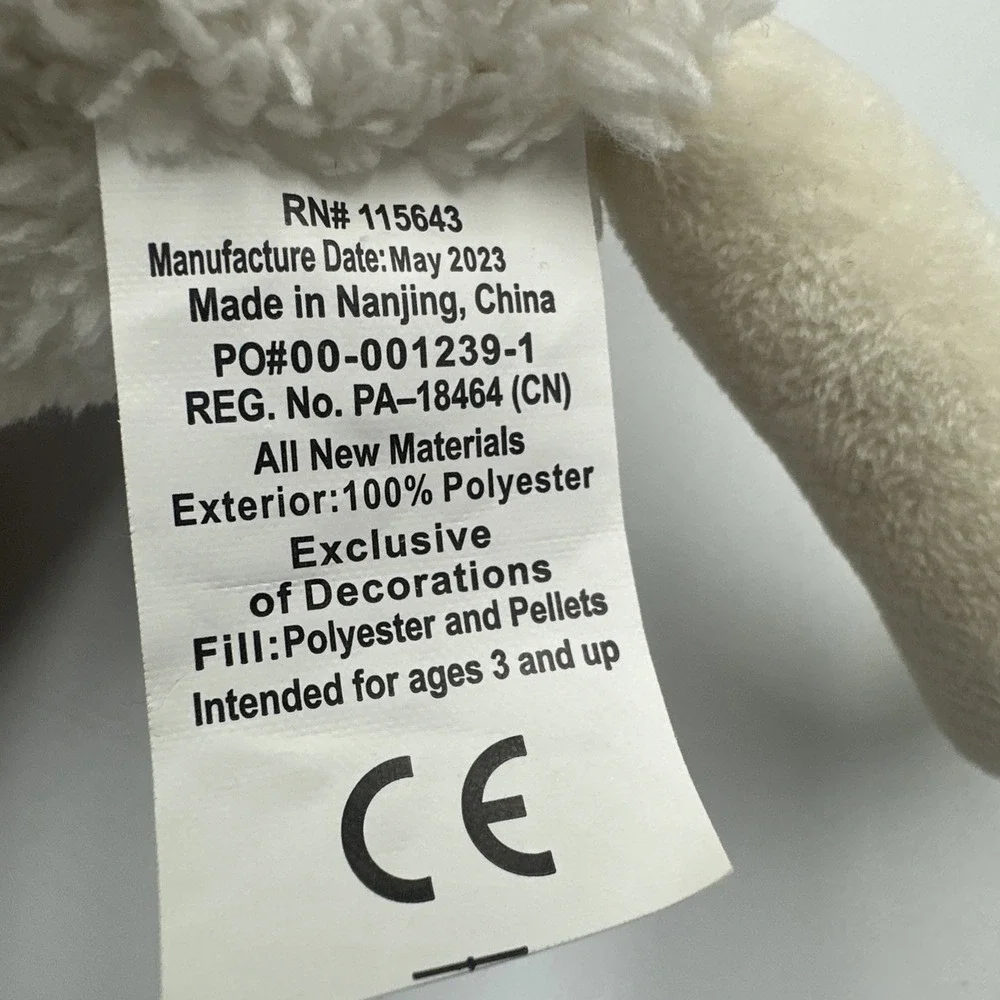 VTG Serta Mattress #1 Counting Sheep Plush Stuffed Animal 2000 Curto Toy White‎